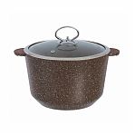 Кастрюля Dariis Гранит, (браун-браун) с крышкой, 5 л
