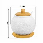Сахарница ELAN GALLERY Розы 620 мл 11х11х12 см
