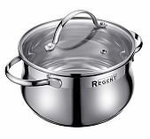 Кастрюля со стек. кр. Regent Inox Linea Monica 1,8 л; 16х9 см 93-Mon-02