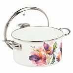 Кастрюля эмалированная Daniks Iris 4 л