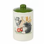 Банка для сыпучих продуктов Daniks Comely с крышкой, доломит, 700 мл