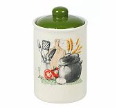 Банка для сыпучих продуктов Daniks Comely с крышкой, доломит, 700 мл