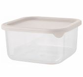 Контейнер для продуктов Sugar&Spice Vanilla квадратный, 0.8 л, с гибкой крышкой, латте SE168010005