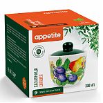 Сахарница Appetite Дюшес керамическая с ложкой 300 мл универсальная