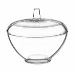 Сахарница ОСЗ Симпатия, 470 мл, стеклянная, прозрачная в классическом стиле