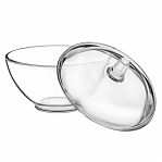 Сахарница ОСЗ Симпатия, 470 мл, стеклянная, прозрачная в классическом стиле