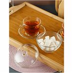 Сахарница ОСЗ Симпатия, 470 мл, стеклянная, прозрачная в классическом стиле