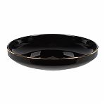 Тарелка суповая Domenik Black Gold DM3012-1, фарфор, 19 см, круглая