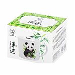 Кружка Elan Gallery Панда, фарфор New Bone China, 360 мл, 125х95х83 мм, 230254