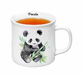 Кружка Elan Gallery Панда, фарфор New Bone China, 360 мл, 125х95х83 мм, 230254