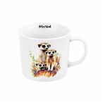 Кружка Elan Gallery Сурикаты, фарфор New Bone China, 360 мл, 125х95х83 мм, 230252