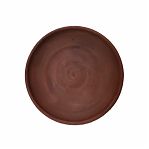 Тарелка десертная Гжельская гончарня, глина, коричневая, 165 мм