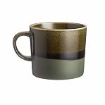 Кружка Bronco Country Stoneware, 380 мл, керамика, зеленый с коричневым, 445-112