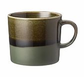 Кружка Bronco Country Stoneware, 380 мл, керамика, зеленый с коричневым, 445-112