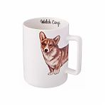 Кружка Lefard Welsh Corgi, 400 мл, фарфор, белый, 80х70х108 мм, 260-937
