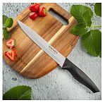 Нож кухонный Daniks Easy New YW-A337-SL, разделочный, нержавеющая сталь, 20 см