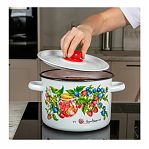 Кастрюля эмалированная Appetite Конфитюр, антипригарное покрытие, 9 л