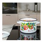 Кастрюля эмалированная Appetite Конфитюр, антипригарное покрытие, 9 л