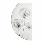 Тарелка обеденная Lefard Dandelion, круглая, фарфор, белая, 25.5 см