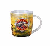 Кружка Коралл Рыбаку, фарфор, различные цвета, 8.5х9х12 см, 350 мл