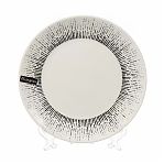 Тарелка десертная Elrington Mila Ripsy 253-27010, круглая, керамика, 20.5 см