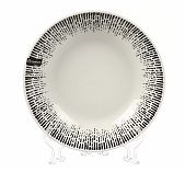 Тарелка суповая Elrington Mila Ripsy 253-27012, круглая, керамика, 20 см