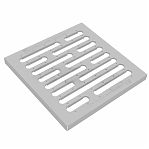 Дождеприемник Gidrolica Point ДП 30-30, 230, 300х300х300 мм, пластик, класс нагрузки А15, комплект с оцинкованной решеткой