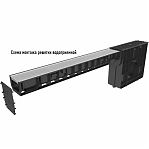 Решетка водоприемная Gidrolica Standart 501, РВ -10.13,6.100, сталь, ячеистая, оцинкованная, класс нагрузки В125