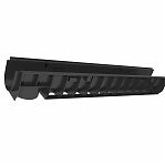 Лоток водоотводный Gidrolika Standart 801, ЛВ-10.14,5.12, пластик, класс нагрузки С250, без решетки