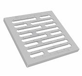 Решетка водоприемная Gidrolica Point 200/1 РВ-28,5.28,5, сталь, штампованная, оцинкованная, класс нагрузки А15 