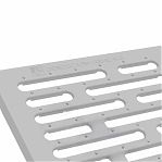 Решетка водоприемная Gidrolica Point 200/1 РВ-28,5.28,5, сталь, штампованная, оцинкованная, класс нагрузки А15 