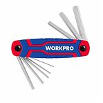 Набор шестигранных ключей Workpro 8шт. WP222019