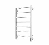 Полотенцесушитель водяной Royal Thermo Classic white П7 Лесенка, RTС.W.7.500.800, нержавеющая сталь, 500х800 мм