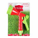 Пистолет-разбрызгиватель Feona 003-2013 для полива, пластиковый фиксатор, 8 режимов