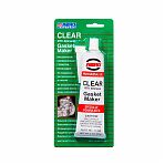 Герметик ABRO Masters 13-AB-CH-RW-S силиконовый, термостойкий, прозрачный, 85 г