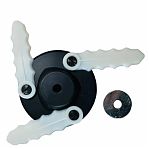 Головка триммерная ECHO Maxi-Cut 215311, пластиковые ножи, крепление гайка 3/8"-24UNF, правая