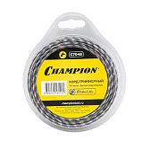 Леска для триммера Champion C4048, диаметр 3.0 мм, длина 12 м, треугольник