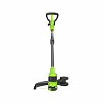 Триммер аккумуляторный Greenworks G24LT301, 2113207UB, 24В, 1 аккумулятор 4.0 Ah, зарядное устройство
