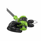 Триммер аккумуляторный Greenworks G24LT301, 2113207UB, 24В, 1 аккумулятор 4.0 Ah, зарядное устройство
