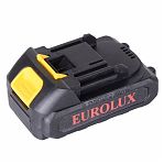 Триммер аккумуляторный Eurolux GET-20M-2Li 20В,  в комплекте 2 АКБ 2 A•ч, зарядное устройство