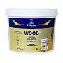 Краска атмосферостойкая Pelligrina Pearl WOOD для дерева и мебели, акриловая, полуглянцевая, База А, белая, 9 л