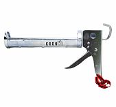 Пистолет для герметика KRONbuild S2, механический, полукорпусной, стальной, хром