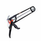 Пистолет для герметика и клея Men at Work v7005, скелетный, 300 мл, стальная рама