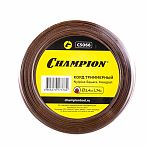 Леска для триммера Champion C5066, диаметр 2.4 мм, длина 74 м, квадрат