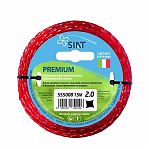 Леска для триммера SIAT Premium 555008 суперпрофессиональная, диаметр 2.0 мм, длина 15 м, витой квадрат