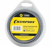 Леска для триммера Champion C7066, диаметр 2.65 мм, длина 15 м, зубчатая, квадрат