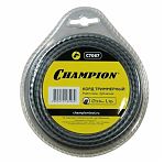 Леска для триммера Champion C7067, диаметр 3.0 мм, длина 12 м, зубчатая, квадрат