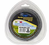 Леска для триммера SIAT ХХХ Challenge 556019, профессиональная, d 1.6 мм, длина 15 м, крученый эллипс