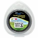 Леска для триммера SIAT XXX Challenge 556021, профессиональная, d 2.4 мм, длина 15 м, крученый эллипс