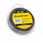 Леска для триммера Champion C7085, диаметр 3.0 мм, длина 12 м, витой овал